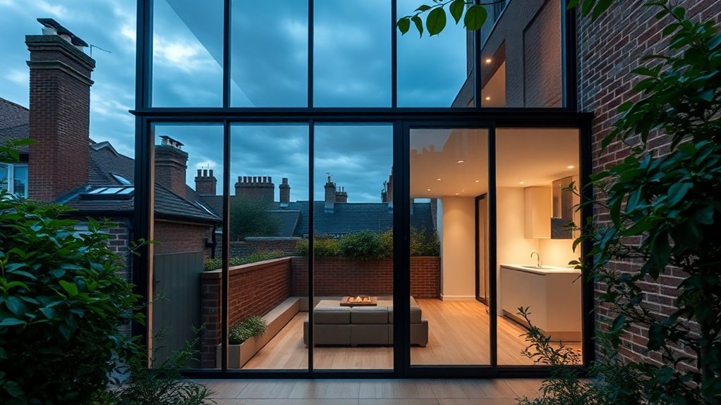 Glass Extension Walls West Kensington