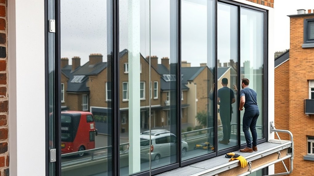 Polycarbonate to Glass Conversion West Kensington