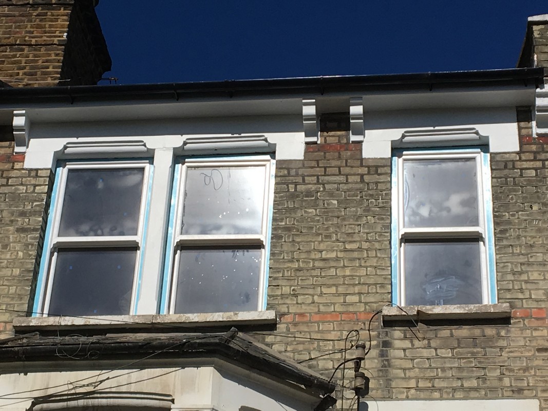 New uPVC sash windows fitted on Victorian terrace in West Kensington